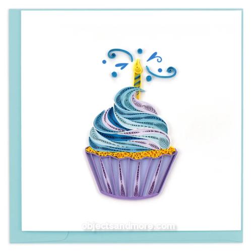 Cupcake & Candle Candle by QUILLING CARD